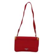 Pre-owned Canvas shoulder-bags Prada Vintage , Red , Dames