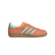 Perzik Suède Sneakers Gazelle Indoor Model Adidas , Multicolor , Heren