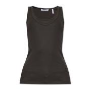 Spaghetti strap top Helmut Lang , Gray , Dames