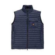 Heren Mouwloos Puffer Vest RefrigiWear , Blue , Heren
