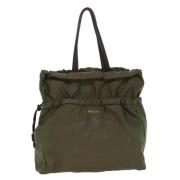 Pre-owned Nylon totes Prada Vintage , Green , Dames