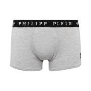 Elastische Boxershorts - Grijs Philipp Plein , Gray , Heren