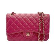 Pre-owned Leather shoulder-bags Chanel Vintage , Pink , Dames