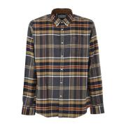 Highland Motif Tailored Shirt Barbour , Multicolor , Heren