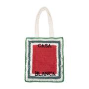 Gehaakte Tote Tas Rood Casablanca , Multicolor , Heren