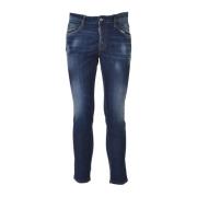 Slim-Fit Jeans voor Heren Dsquared2 , Blue , Heren