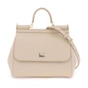 Sicily Medium Handtas Dolce & Gabbana , Beige , Dames