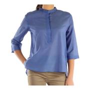 Dames Blouse met Knopen Marella , Blue , Dames