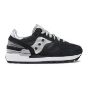 Casual Sneaker met 100% samenstelling Saucony , Black , Dames