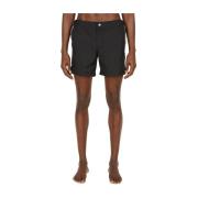 Zip Motif Swim shorts Alexander McQueen , Black , Heren