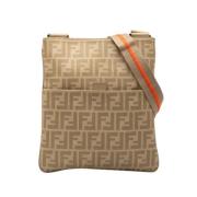 Pre-owned Canvas shoulder-bags Fendi Vintage , Beige , Dames