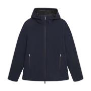 Heren Softshell Waterdichte Winter Parka Woolrich , Blue , Heren