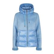 Ecomontone Dames Puffer Jas YES ZEE , Blue , Dames