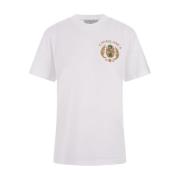 Witte Tennis Club T-shirt Casablanca , White , Dames