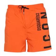 Strandkleding, Trendy heren zwembroek Dsquared2 , Orange , Heren