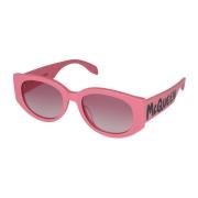Stijlvolle zonnebril Am0330S Alexander McQueen , Pink , Dames