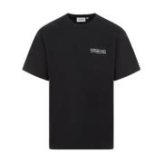 Stamp T-Shirt Zwart Wit Carhartt Wip , Black , Heren