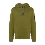 Bos Olijf Hoodie Sweatshirt The North Face , Green , Heren