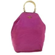 Pre-owned Nylon prada-bags Prada Vintage , Pink , Dames