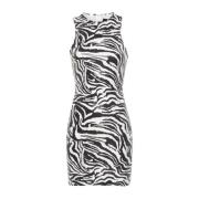 Zebraprint Pailletten Jurk Rotate Birger Christensen , Multicolor , Da...