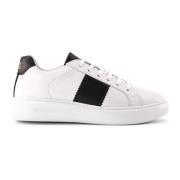 Handgemaakte Ethische Sneakers Wit Zwart National Standard , White , D...