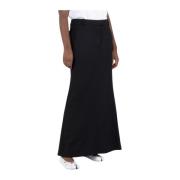 Lange Zwarte Rok Acne Studios , Black , Dames