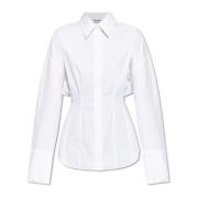 Shirt met logo The Attico , White , Dames