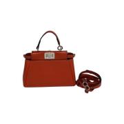 Pre-owned Leather fendi-bags Fendi Vintage , Red , Dames