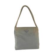 Pre-owned Nylon prada-bags Prada Vintage , Gray , Dames