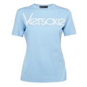 Pre-owned Fabric tops Versace Pre-owned , Blue , Dames