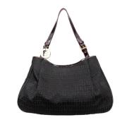 Pre-owned Leather fendi-bags Fendi Vintage , Black , Dames