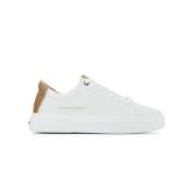 Witte Leren Veterschoenen 8250Wgd Alexander Smith , White , Heren