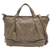 Pre-owned Leather totes Louis Vuitton Vintage , Gray , Dames