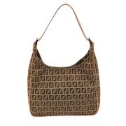 Pre-owned Canvas fendi-bags Fendi Vintage , Beige , Dames