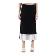 Contrastzoom Rok The Garment , Black , Dames