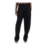 Zwarte Wol Hailey Bieber Broek Wardrobe.nyc , Black , Dames