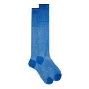 Blauwe Katoenen Sokken met Iridescent Motief Gallo , Multicolor , Here...