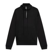 Sweatshirt met kraag Helmut Lang , Black , Heren