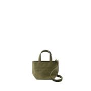 Khaki Katoenen Mini Shopper Tas Alexander Wang , Green , Dames