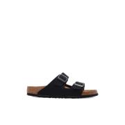 Arizona BS Slides Birkenstock , Black , Heren