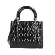 Pre-owned Leather dior-bags Dior Vintage , Black , Dames