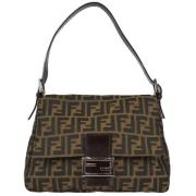 Pre-owned Canvas fendi-bags Fendi Vintage , Brown , Dames