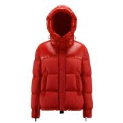 Down Jackets Moncler , Red , Dames
