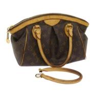 Pre-owned Canvas handbags Louis Vuitton Vintage , Brown , Dames