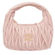Pre-owned Leather handbags Miu Miu Pre-owned , Pink , Dames