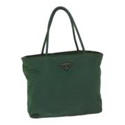 Pre-owned Nylon prada-bags Prada Vintage , Green , Dames