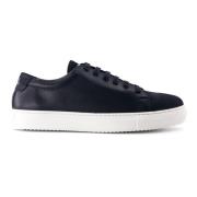 Handgemaakte Navy Nubuck Sneakers National Standard , Blue , Heren