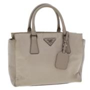 Pre-owned Leather prada-bags Prada Vintage , Beige , Dames