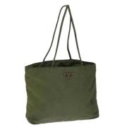 Pre-owned Nylon prada-bags Prada Vintage , Green , Dames