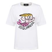 T-Shirts Dsquared2 , White , Dames